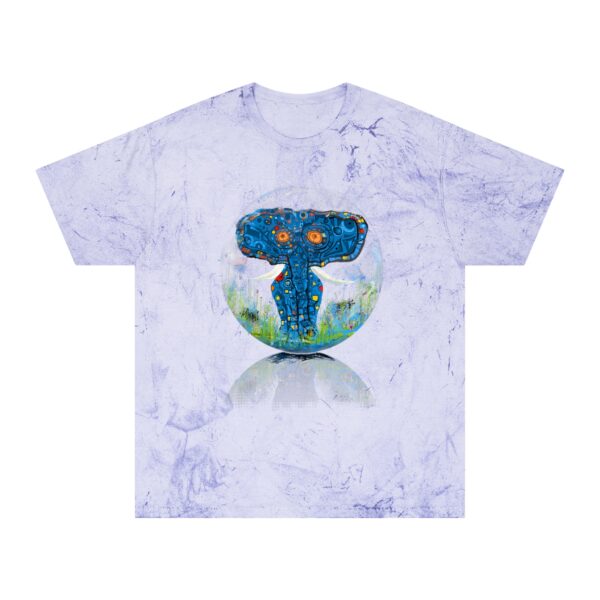 Colorful Elephant Unisex T-Shirt, Bohemian Tee, Nature Lover Gift, Animal Graphic Tee, Statement Shirt, Tie-Dye Style - Image 5
