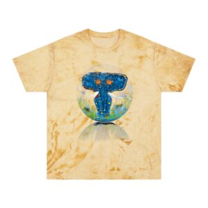 Colorful Elephant Unisex T-Shirt, Bohemian Tee, Nature Lover Gift, Animal Graphic Tee, Statement Shirt, Tie-Dye Style