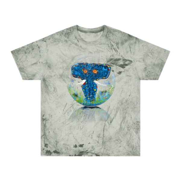Colorful Elephant Unisex T-Shirt, Bohemian Tee, Nature Lover Gift, Animal Graphic Tee, Statement Shirt, Tie-Dye Style - Image 3