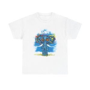 Colorful Elephant Unisex Heavy Cotton Tee | Casual Streetwear, Gift for Animal Lovers, Summer Style, Eco-Friendly Fashion, Unique [...]